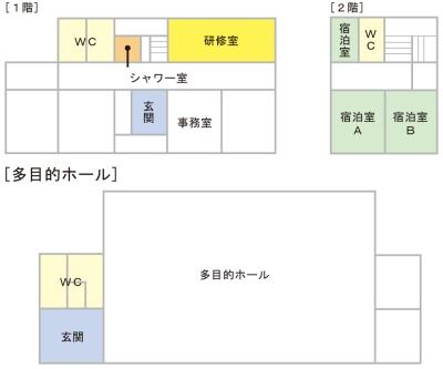 伏木多目的交流館施設案内図画像