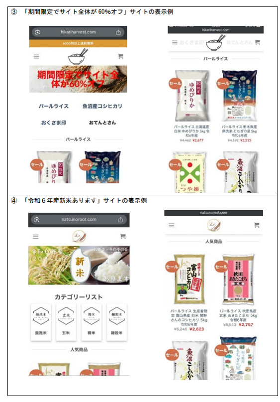 偽サイト掲載例2