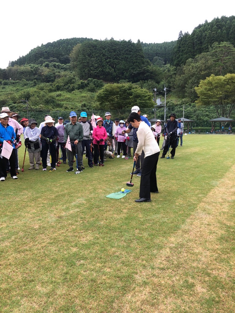 グランドゴルフ大会の様子
