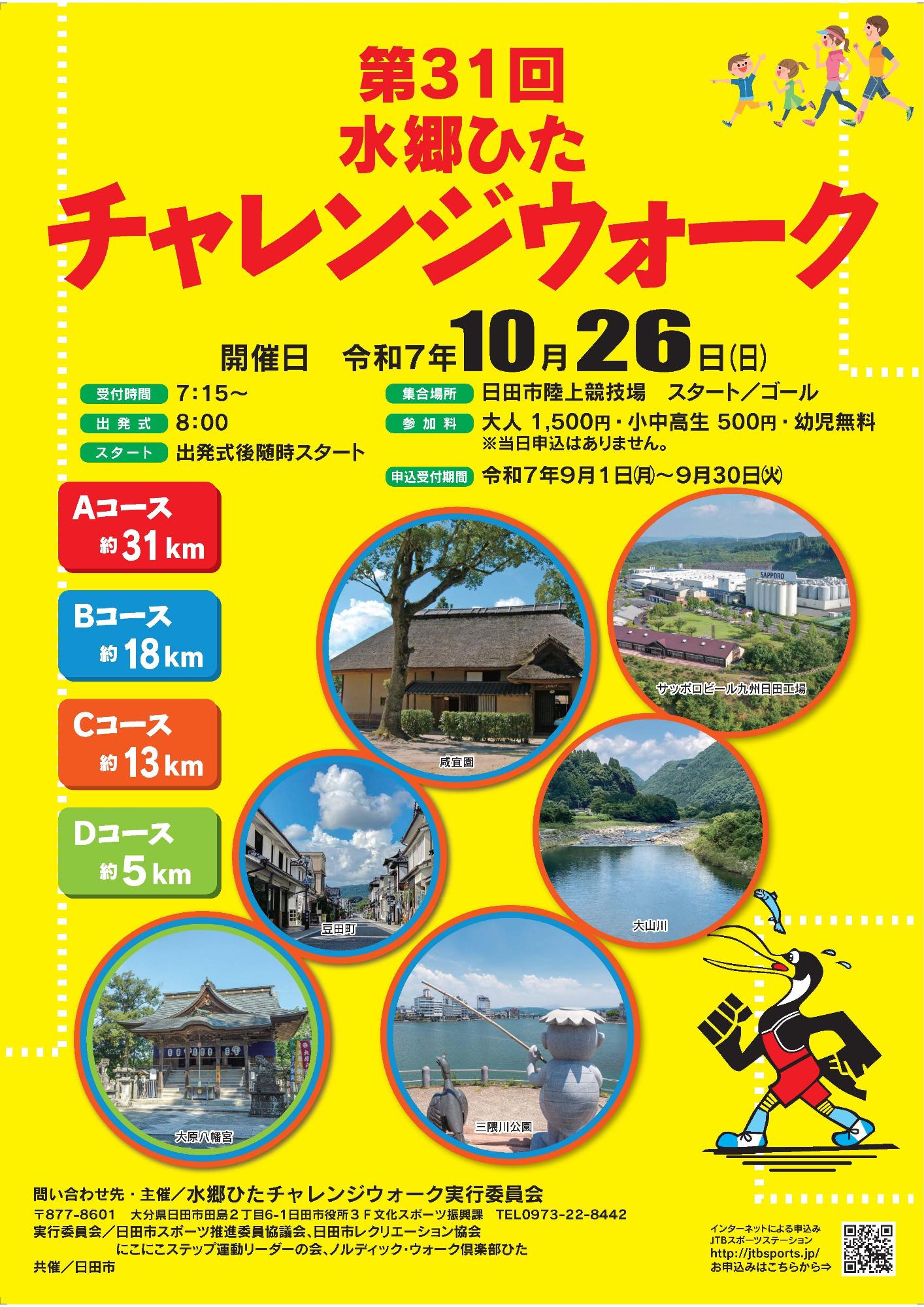 第31回水郷ひたチャレンジウォーク