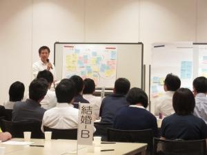 各分科会代表のテーブルホストの皆さんによる発表