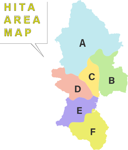 日田エリアマップ