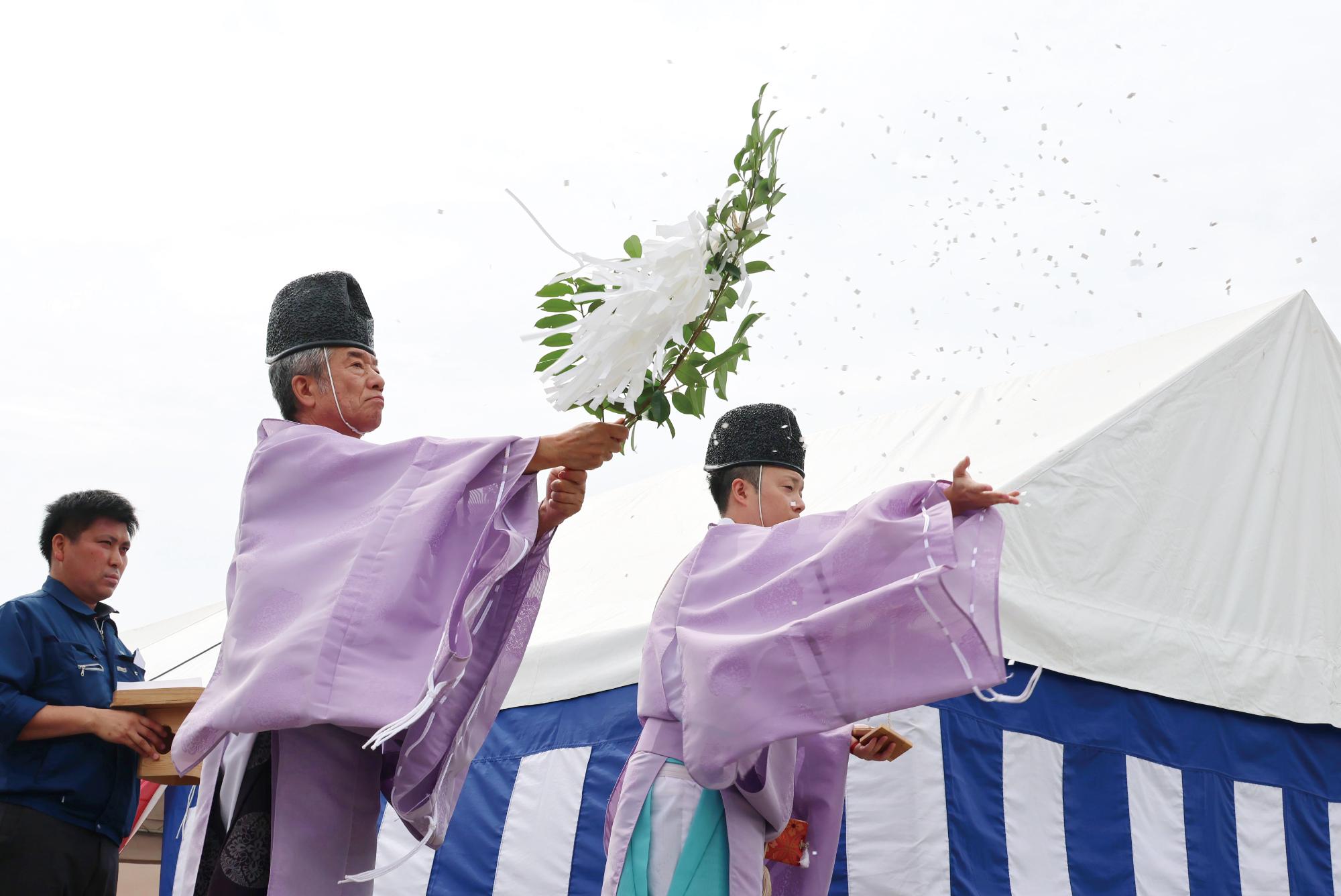 三郎丸橋の安全祈願
