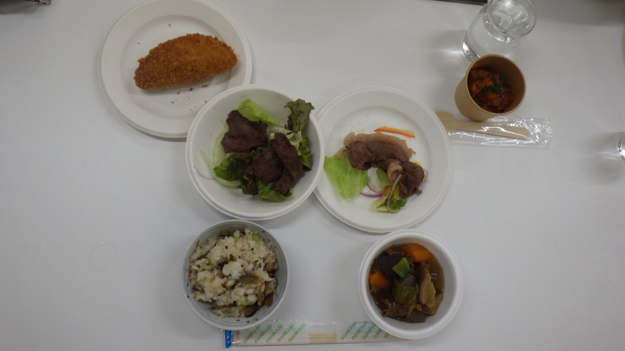 料理講習会試食料理