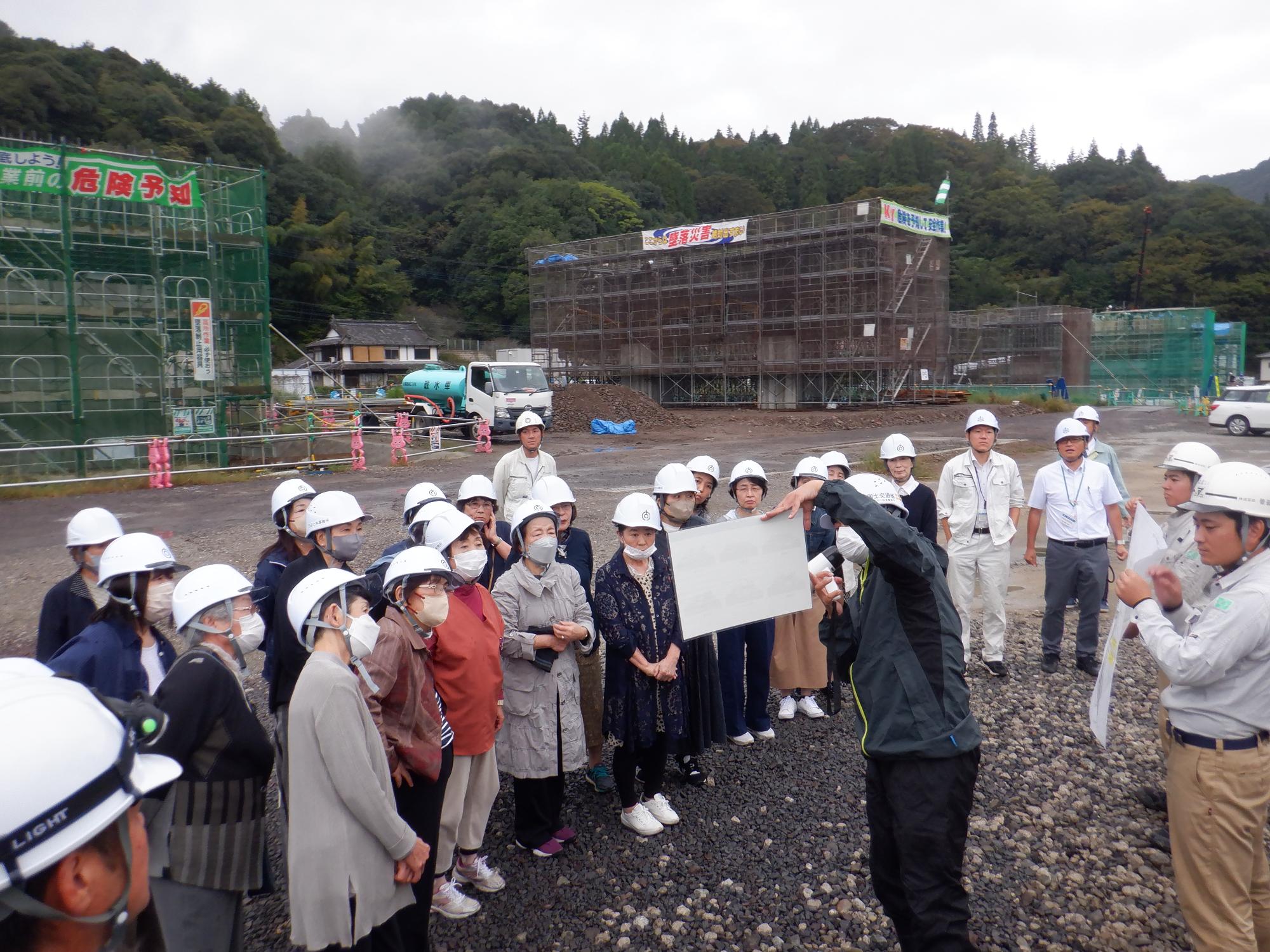 現場見学　三光本耶馬渓道路