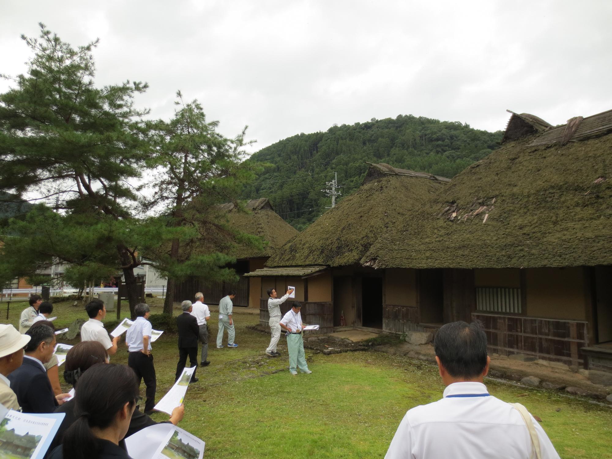 旧矢羽田家住宅視察