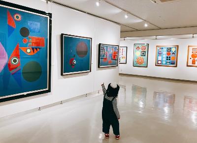 お子様にもやさしい展示空間です