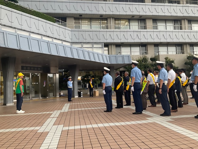 交通安全運動 開会