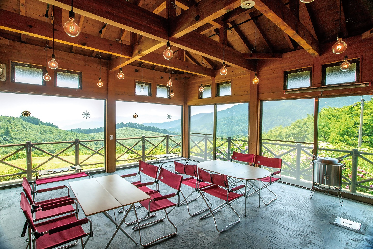 スノーピーク奥日田の販売店内の写真