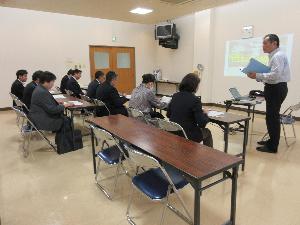 日田市学校給食センターでの研修の様子