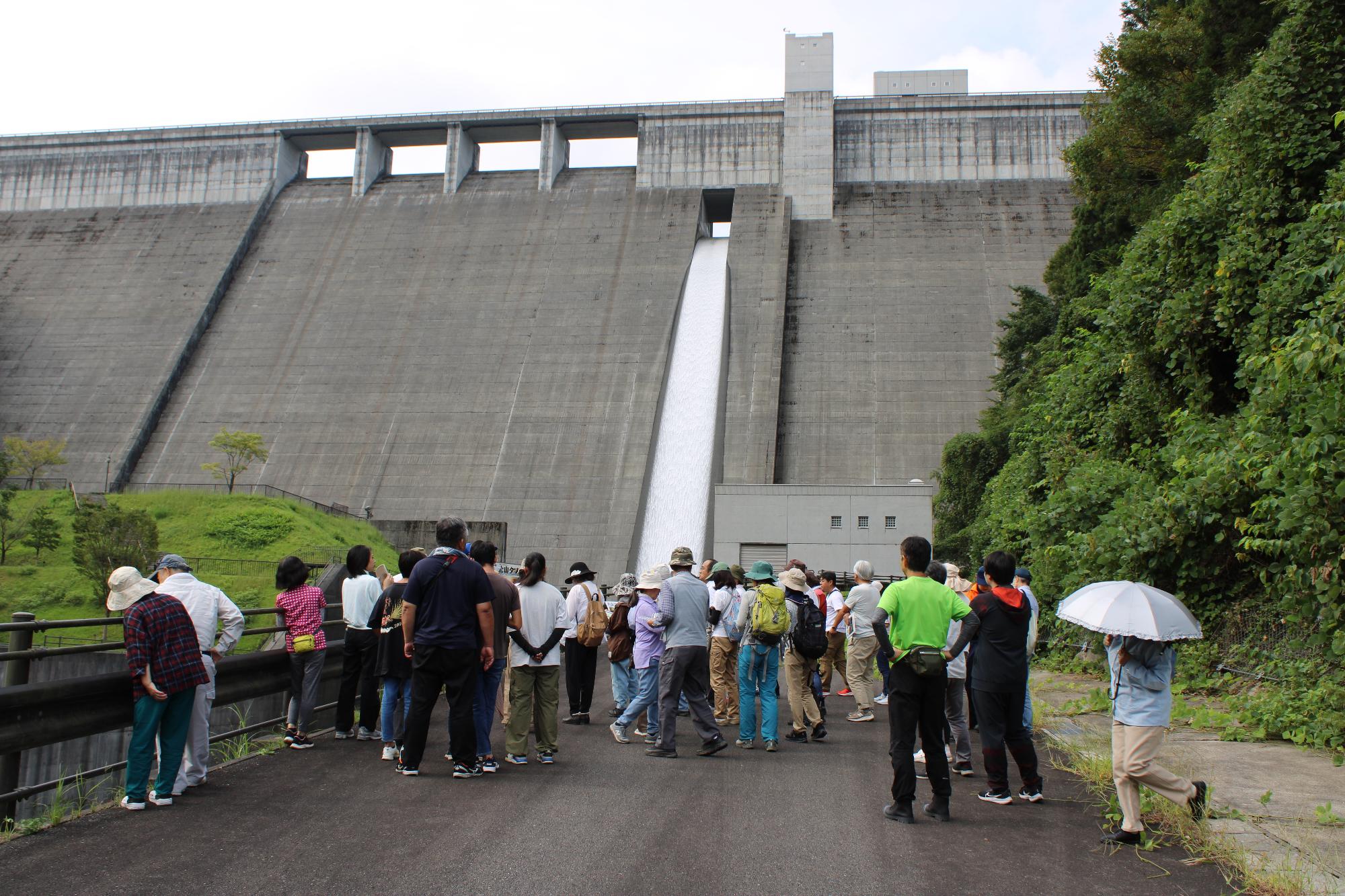 大山ダム施設見学の画像
