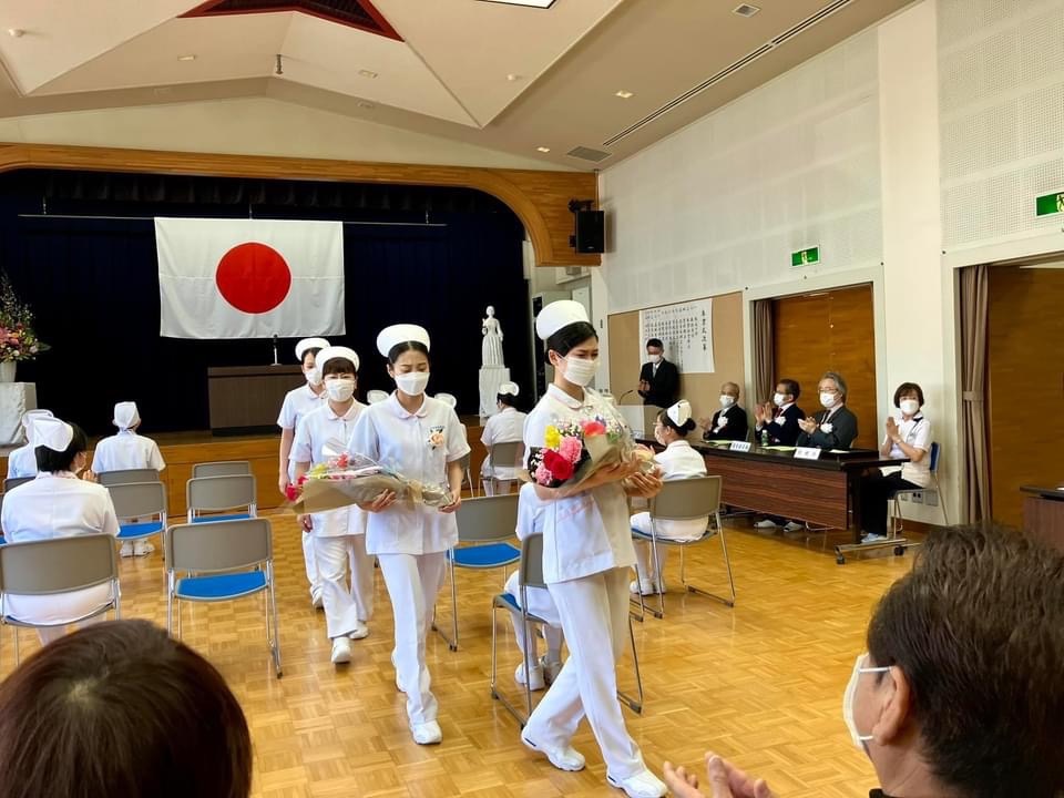 準看護学院卒業式