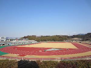 陸上競技場の写真