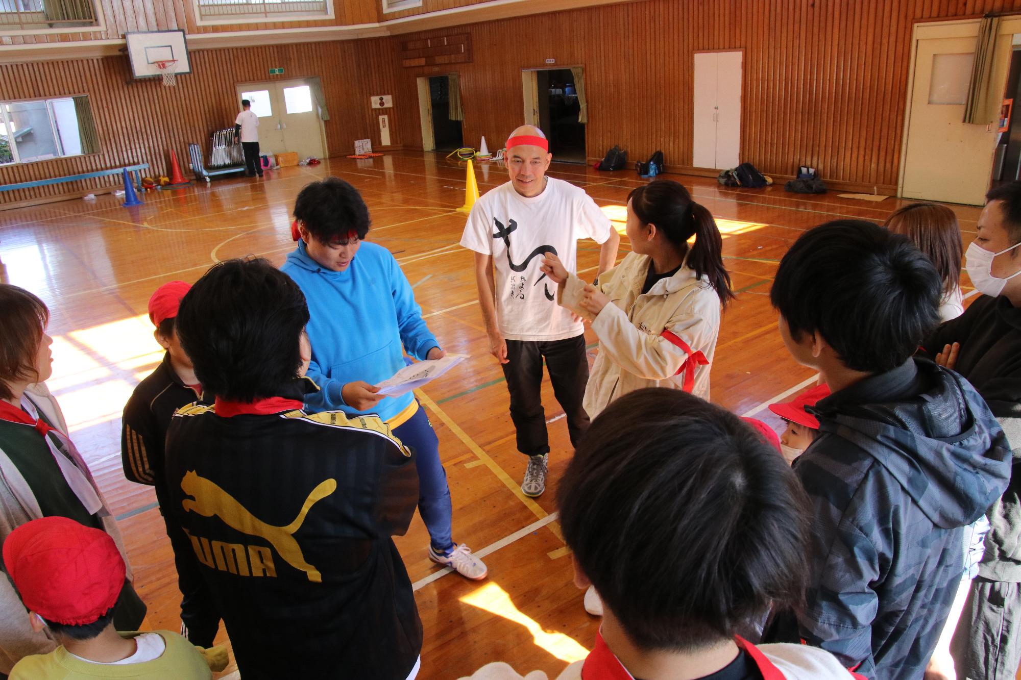 作戦会議の画像