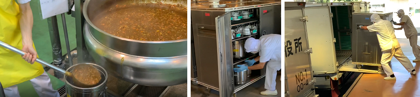 配送までの様子の画像