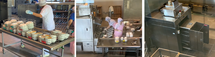 洗浄・消毒の様子の画像