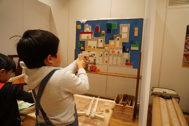 木工品体験の画像