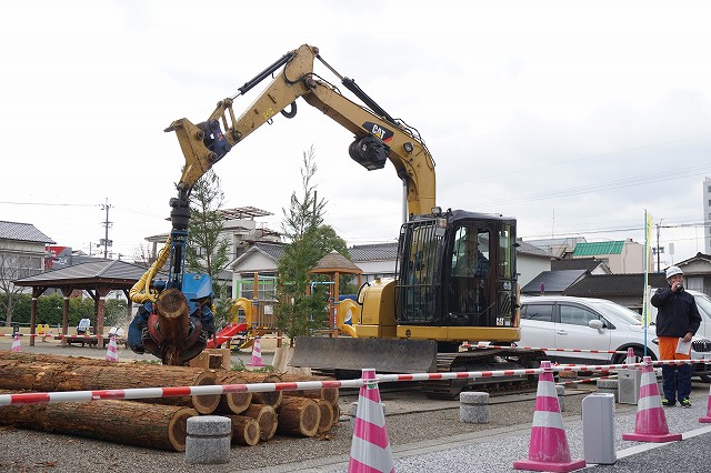 ハーベスタのデモンストレーションの画像1