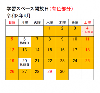 ４月開放日