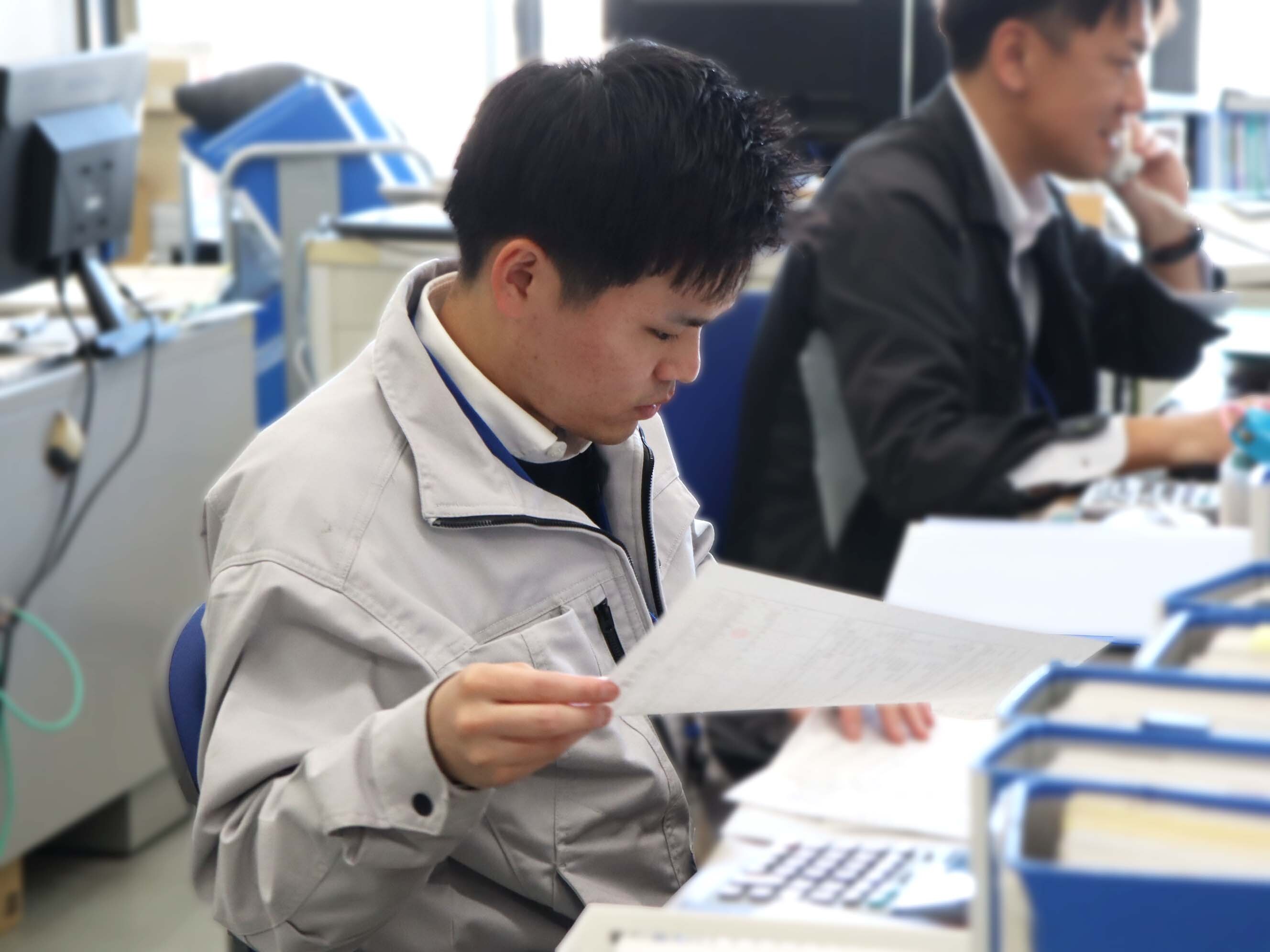 先輩職員の写真