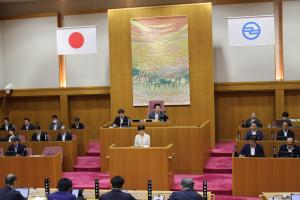 令和8年第3回定例会開会の様子