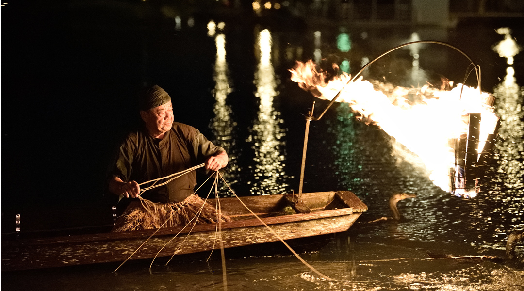 鵜飼のスライド