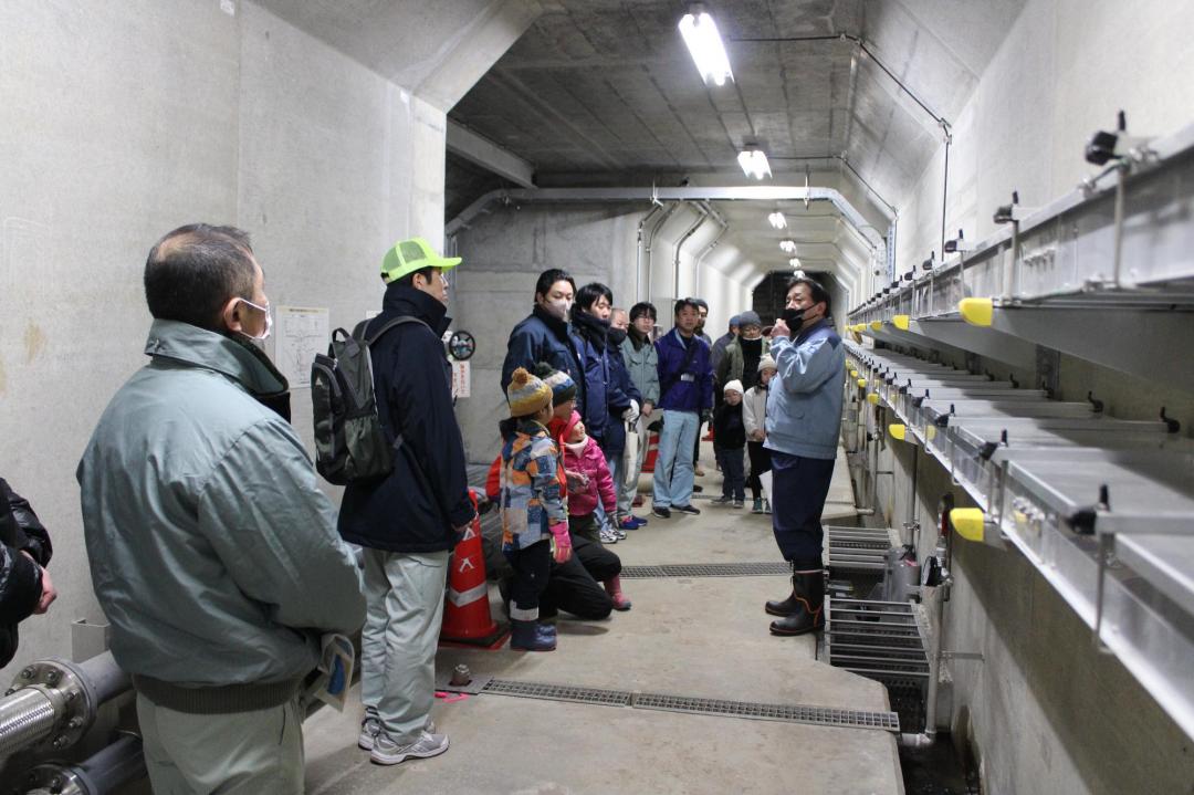 大山ダム見学の画像